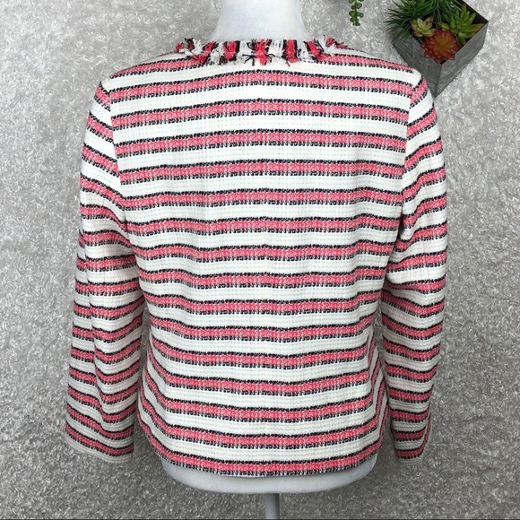 TALBOTS BLOOMING TWEED JACKET - Picture 4 of 12